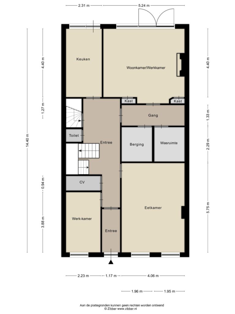 Gouda – Fluwelensingel 76 – Plattegrond 2