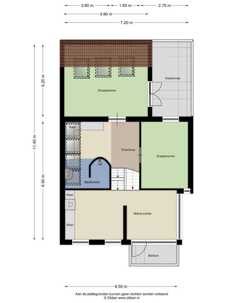 Waddinxveen – Kerkweg-West 56 – Plattegrond 3