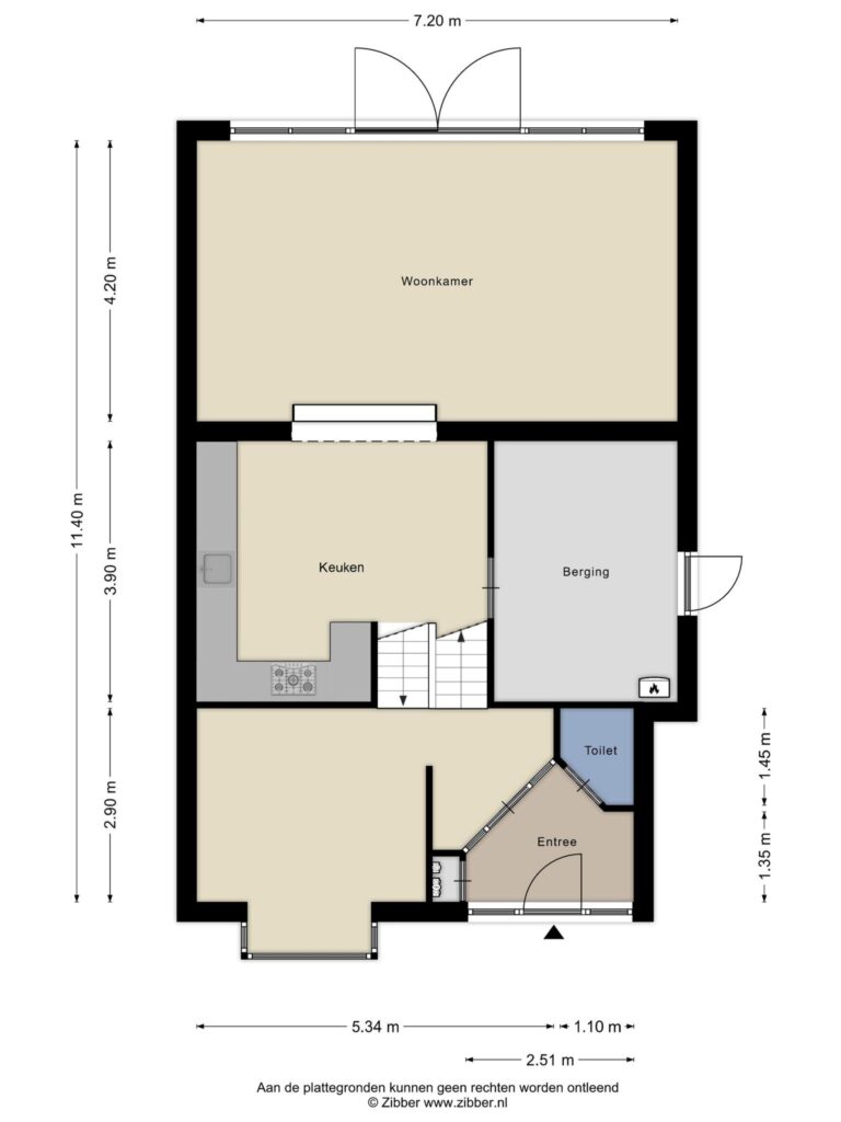 Waddinxveen – Kerkweg-West 56 – Plattegrond 2