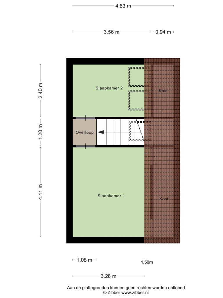 Reeuwijk – Dr. Marga Klompehof 23 – Plattegrond 4