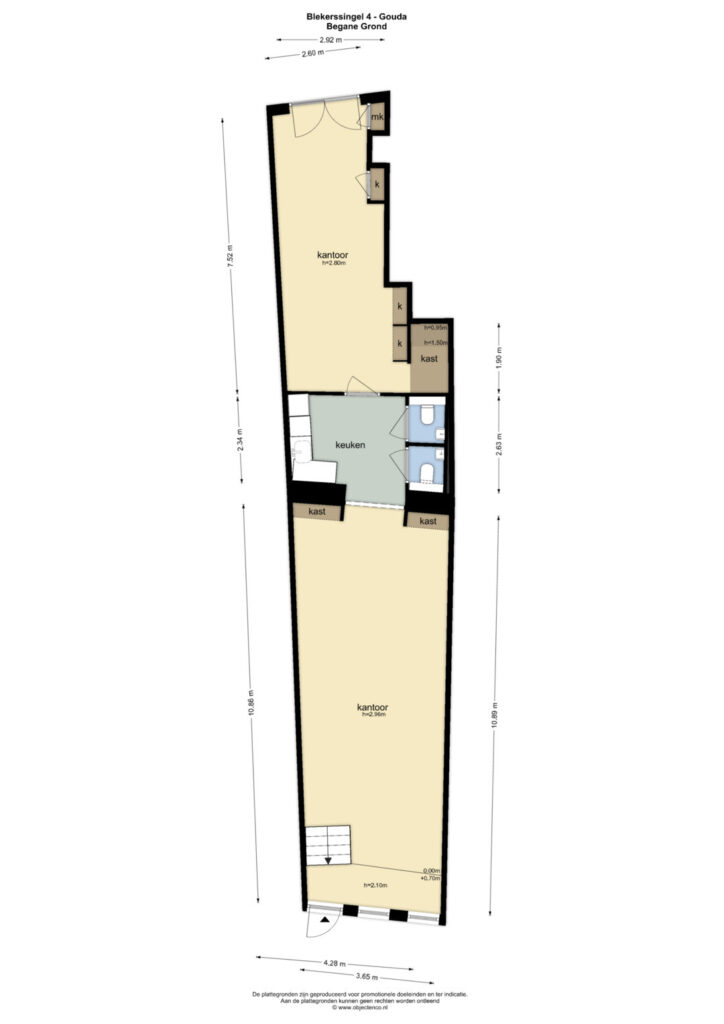 Gouda – Blekerssingel 4 – Plattegrond 4