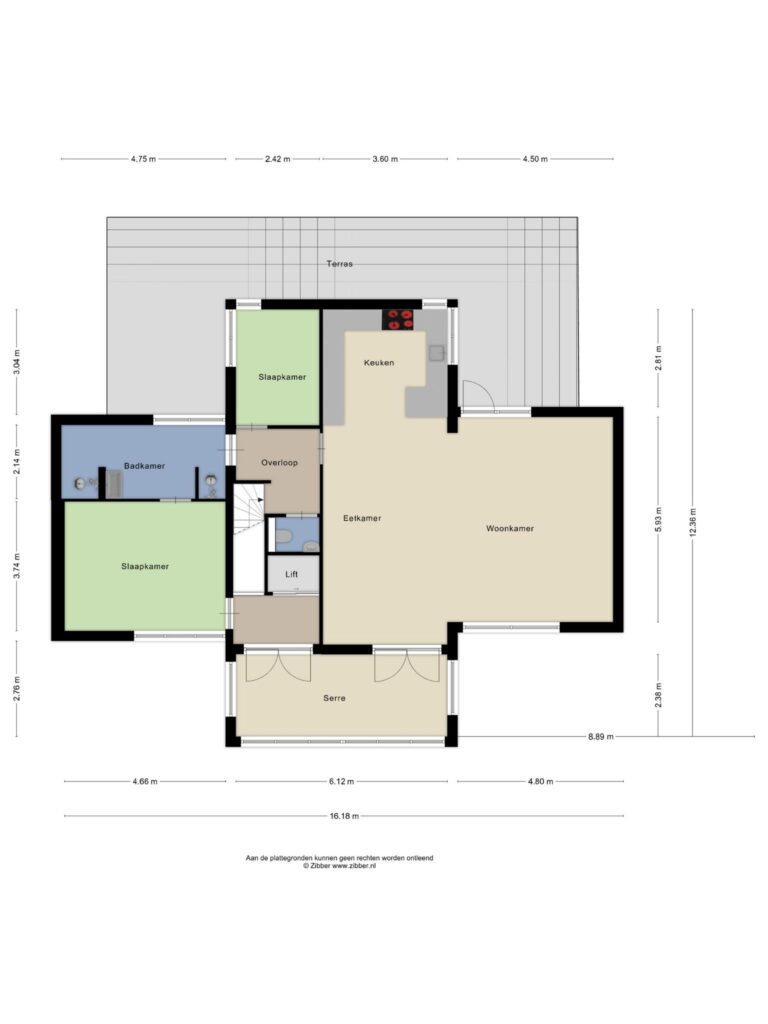 Reeuwijk – Dunantlaan 2a – Plattegrond