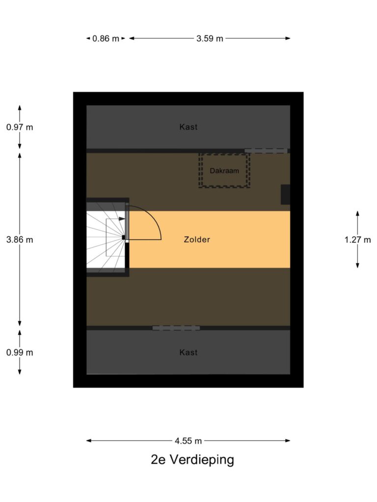 Gouda – Staringstraat 26 – Plattegrond 3