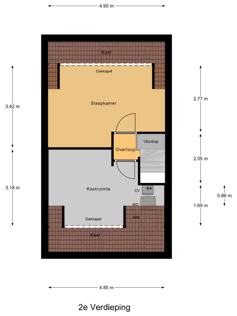 Gouda – Keenwerf 35 – Plattegrond 3