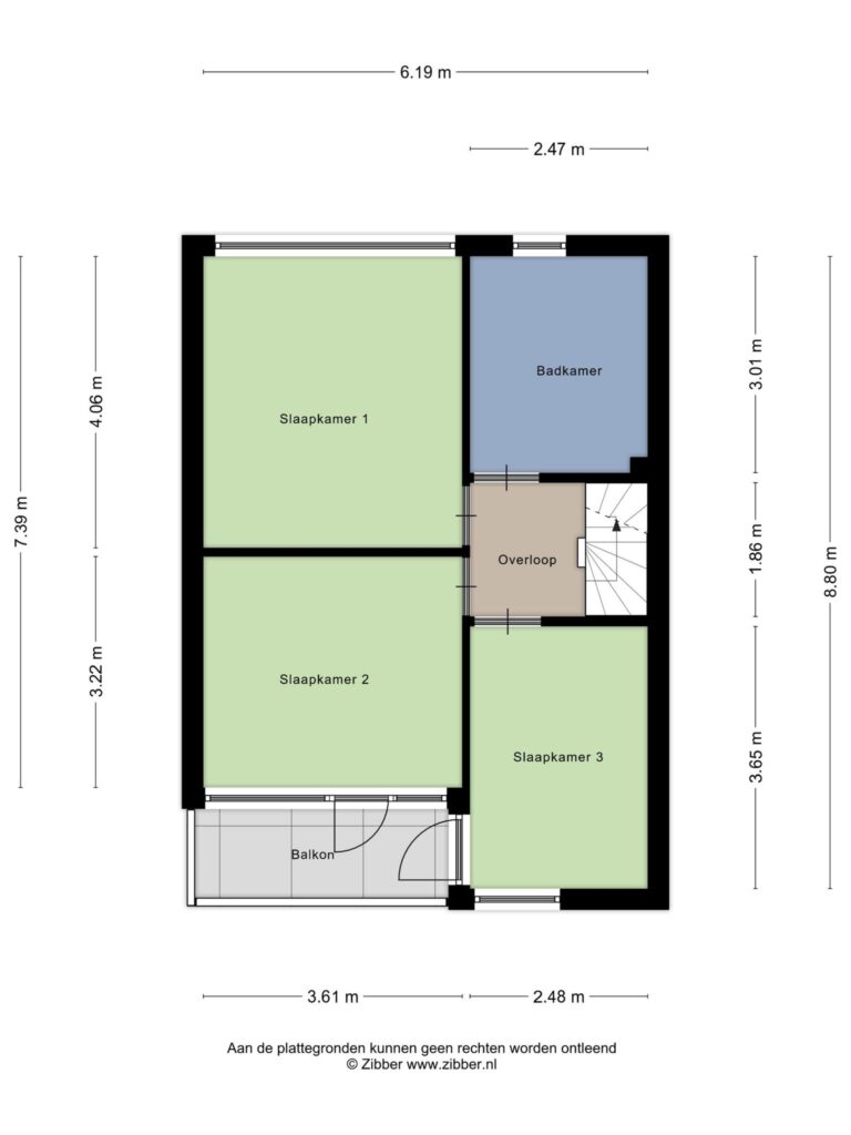 Reeuwijk – Rozetuin 17 – Plattegrond 2