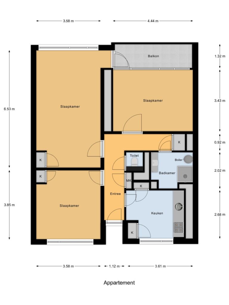 Gouda – Albert Plesmanplein 35 – Plattegrond