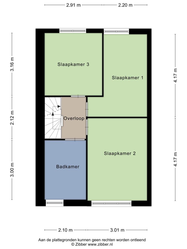 Waddinxveen – Overtoom 21 – Plattegrond 3