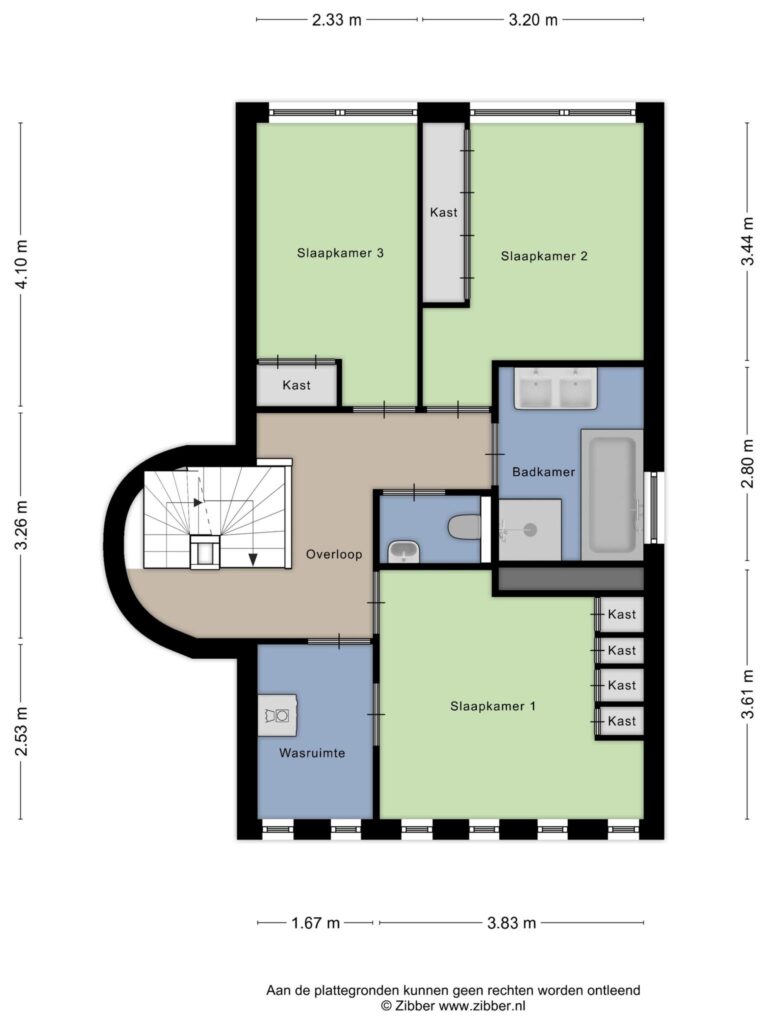 Reeuwijk – Broekweide 15 – Plattegrond 3