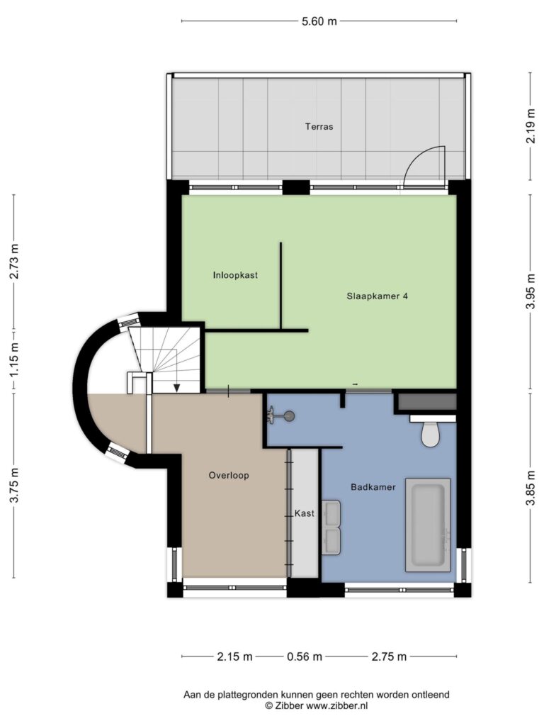 Reeuwijk – Broekweide 15 – Plattegrond 4