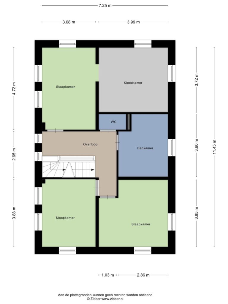 Waddinxveen – Plasweg 124 – Plattegrond 3