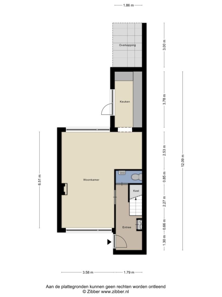 Reeuwijk – Van Goghstraat 61 – Plattegrond 2