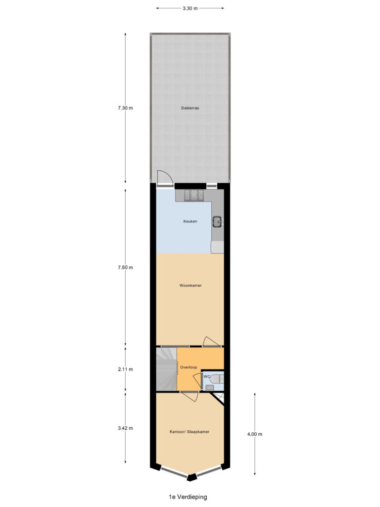 Gouda – Herenstraat 5 – Plattegrond 4