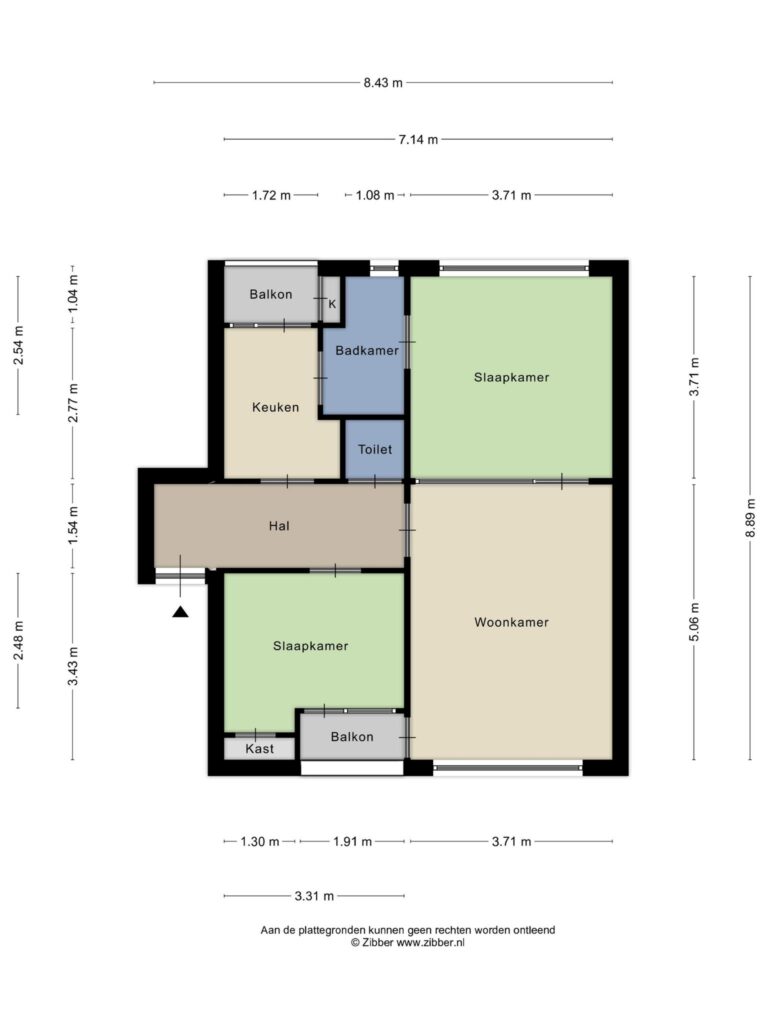 Gouda – Graaf Hendrikstraat 6 – Plattegrond