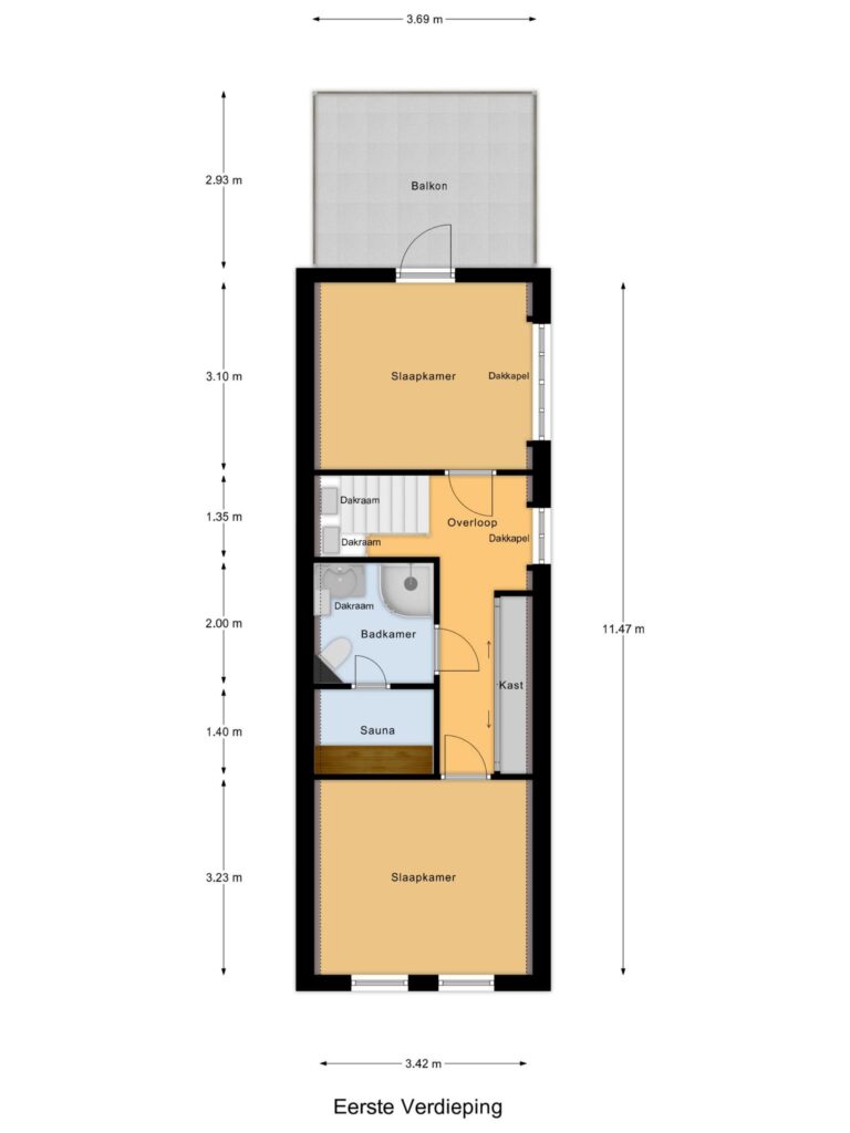 Gouda – Graaf Florisweg 59 – Plattegrond 3