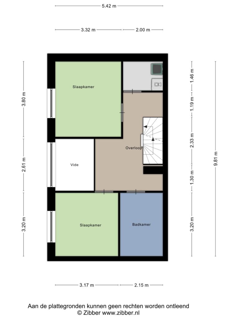 Waddinxveen – Noordkade 157G – Plattegrond 2