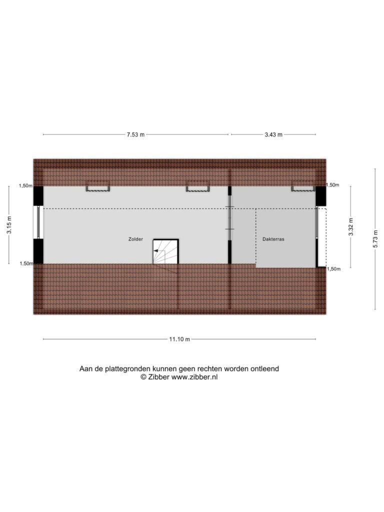 Waddinxveen – Noordkade 157G – Plattegrond 3