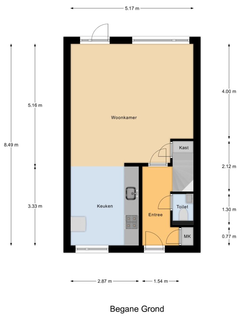 Gouda – Hofpoldersingel 55 – Plattegrond 2