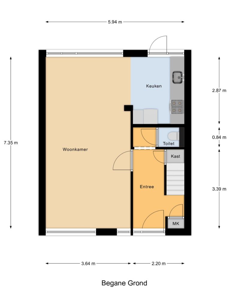 Gouda – Pijnboomweg 34 – Plattegrond 3