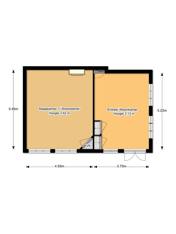 Gouda – Lage Gouwe 136 – Plattegrond 3