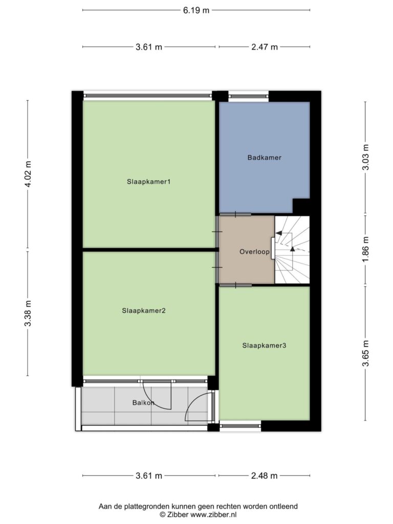 Reeuwijk – Hanegevecht 8 – Plattegrond 4