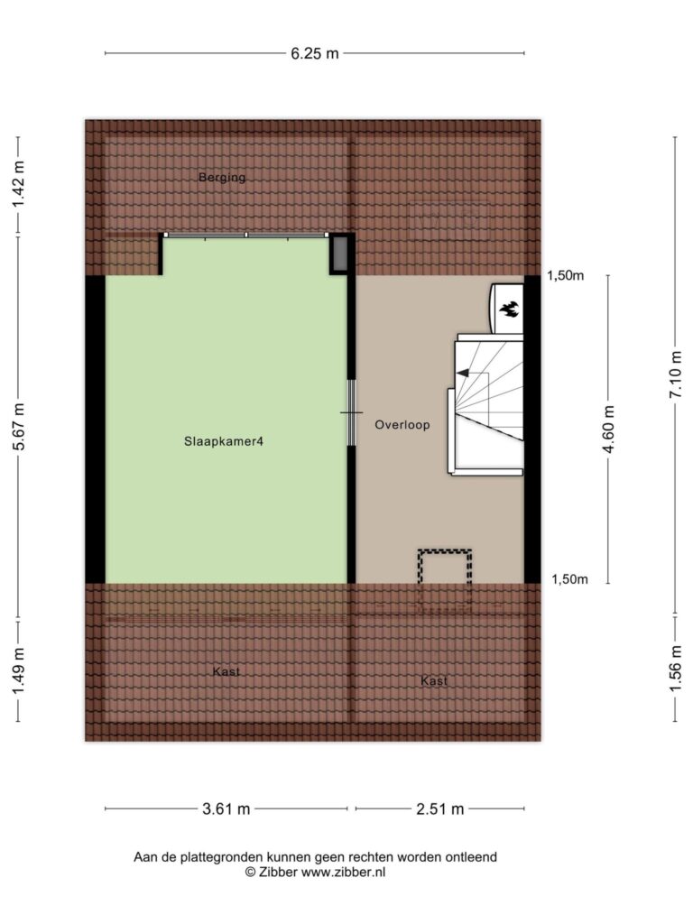 Reeuwijk – Hanegevecht 8 – Plattegrond 5