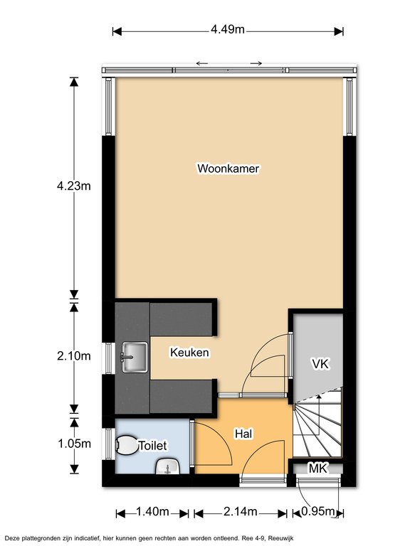 Reeuwijk – Ree 4-9 – Plattegrond