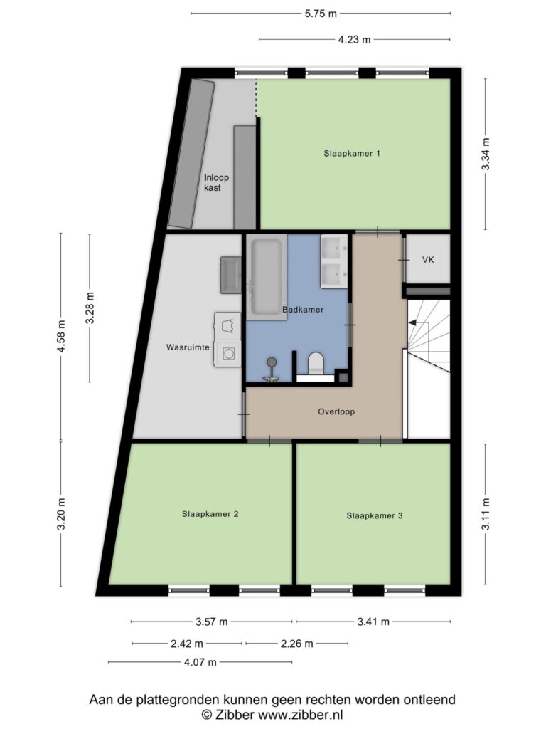 Waddinxveen – Binnendoor 38 – Plattegrond 3