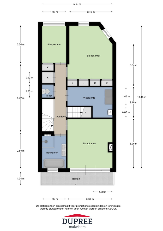 Rotterdam – Rodenrijselaan 27A – Plattegrond 4