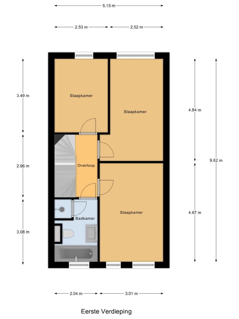 Waddinxveen – Zonnebaars 91 – Plattegrond 3