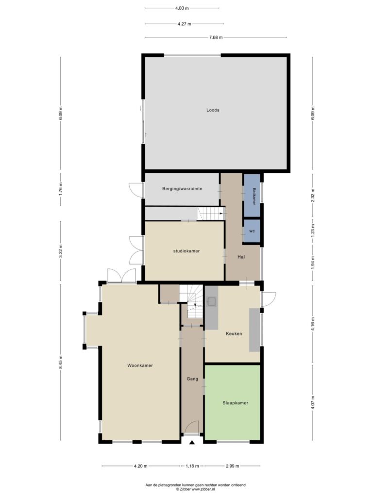 Waddinxveen – Dorpstraat 18 – Plattegrond 2