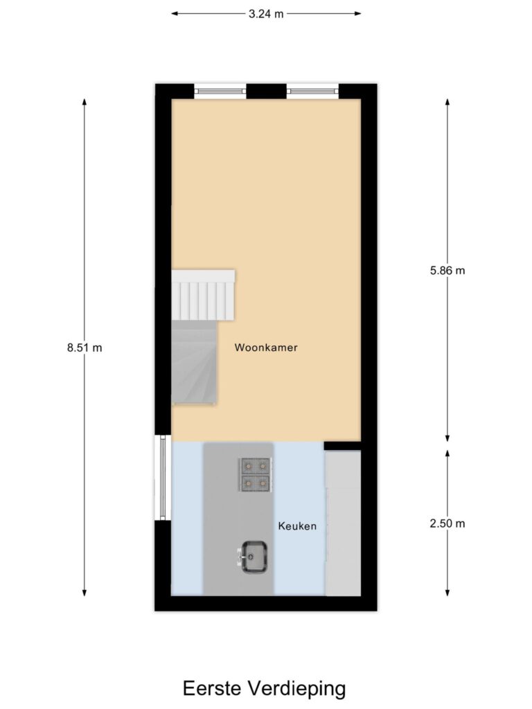 Gouda – Keizerstraat 51 – Plattegrond 4