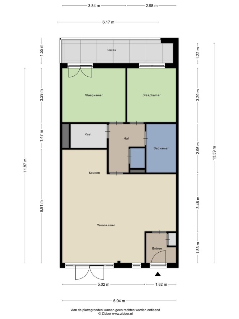 Waddinxveen – Marktstraat 17 – Plattegrond 2