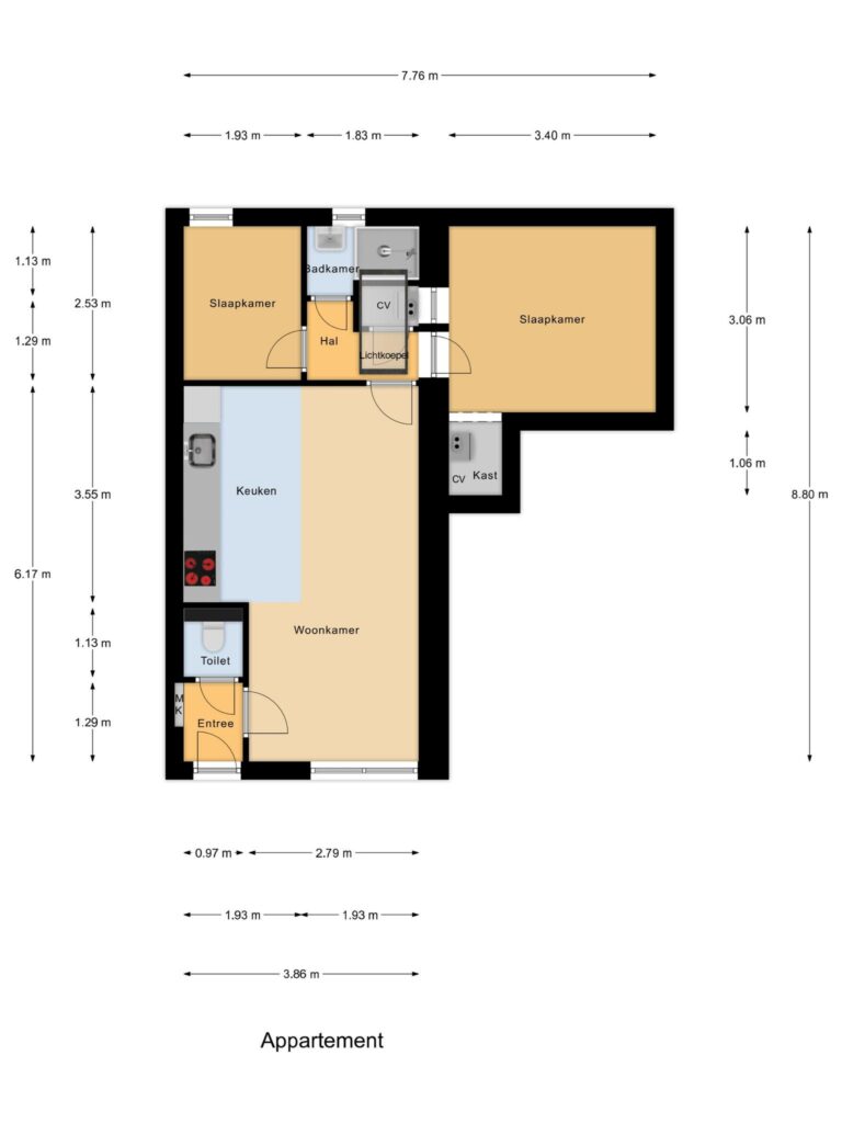 Gouda – Burgemeester Martenssingel 103b – Plattegrond 2