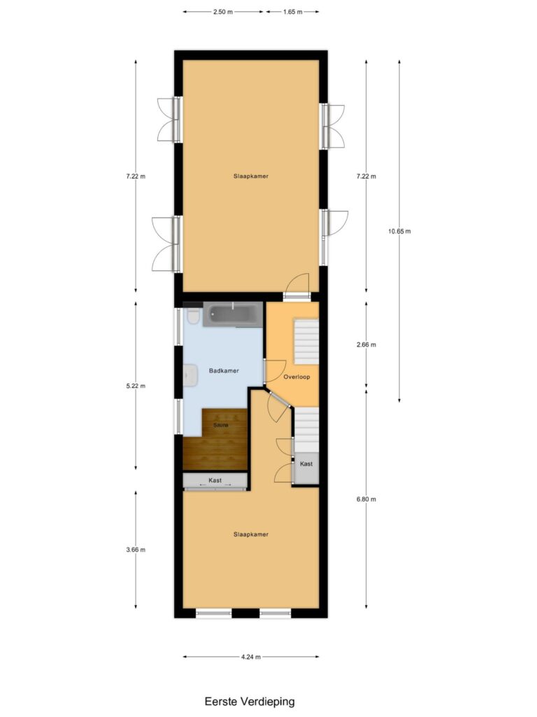 Gouda – Lage Gouwe 248 – Plattegrond 2