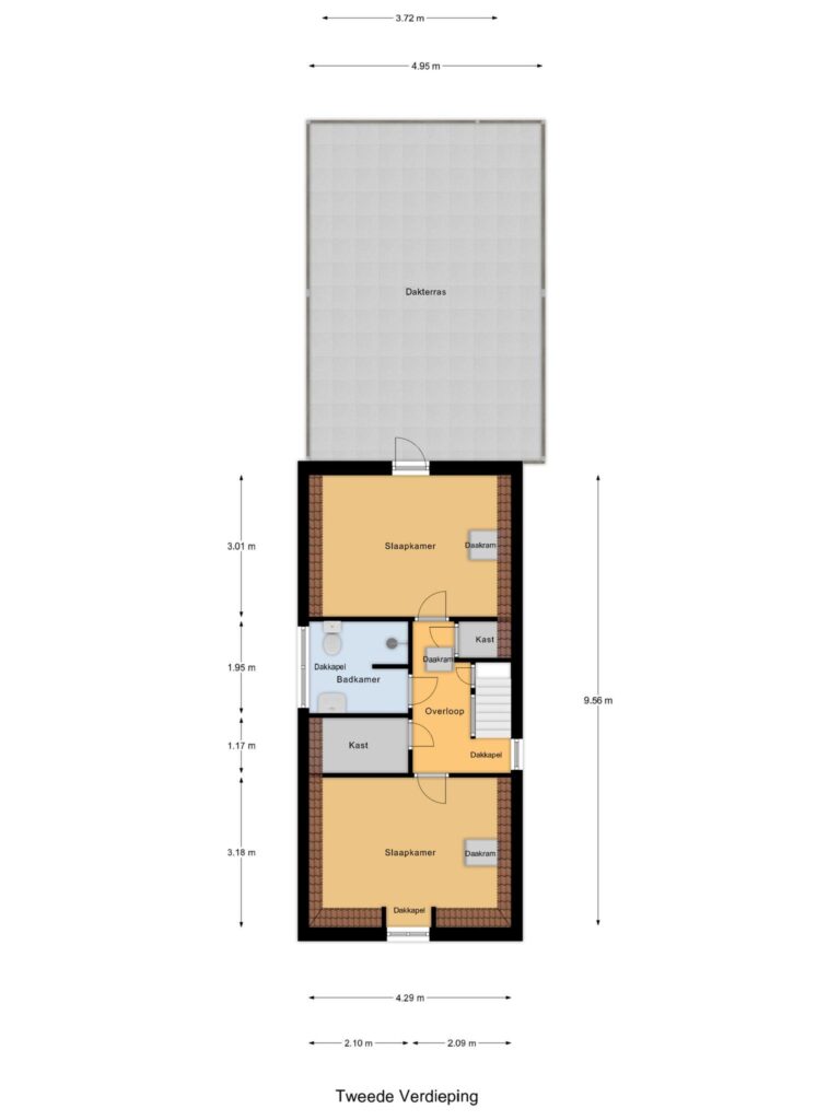 Gouda – Lage Gouwe 248 – Plattegrond 3