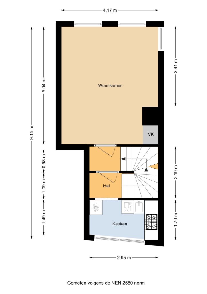 Gouda – Nieuwstraat 2 – Plattegrond 2