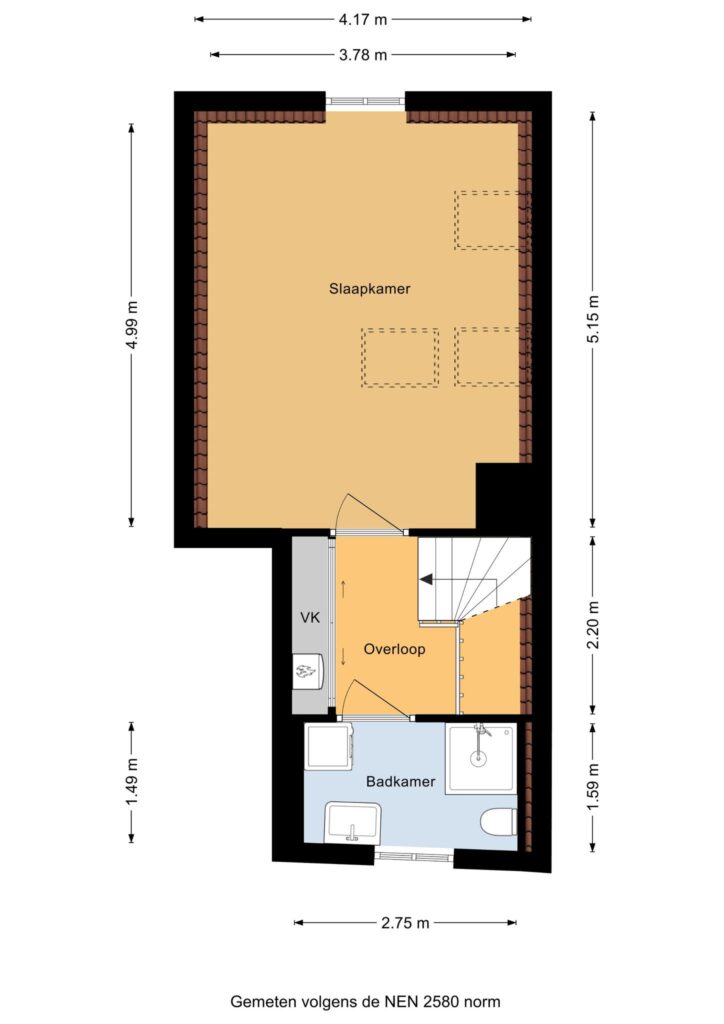 Gouda – Nieuwstraat 2 – Plattegrond 3