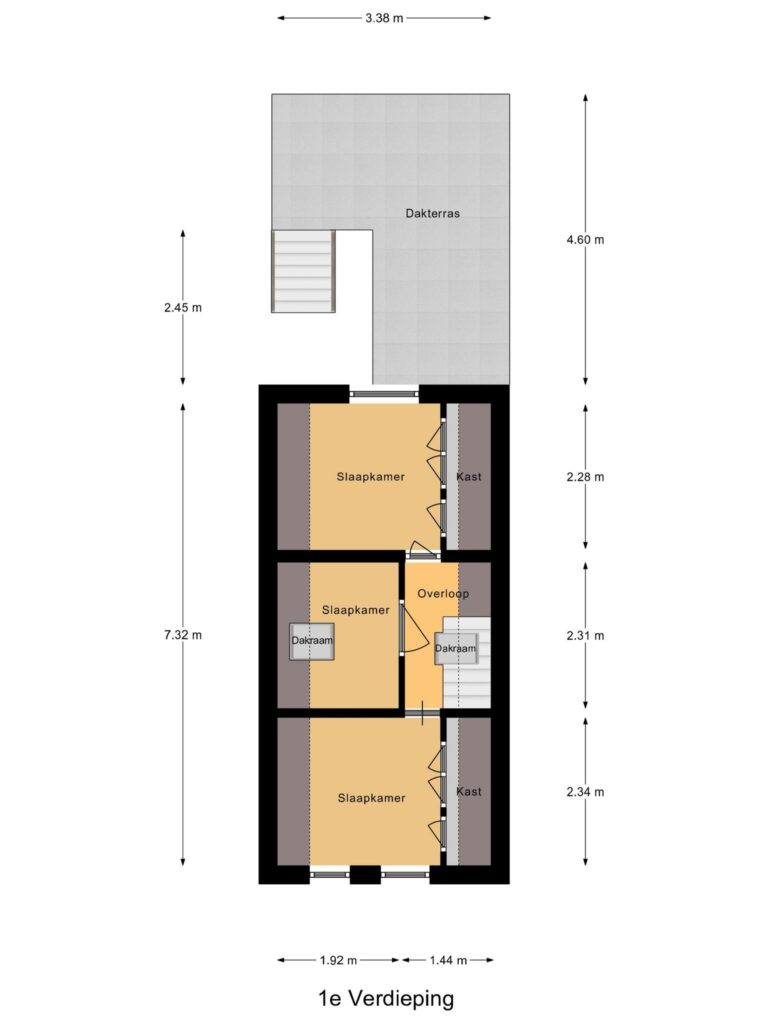 Gouda – Regulierenhof 9 – Plattegrond 2