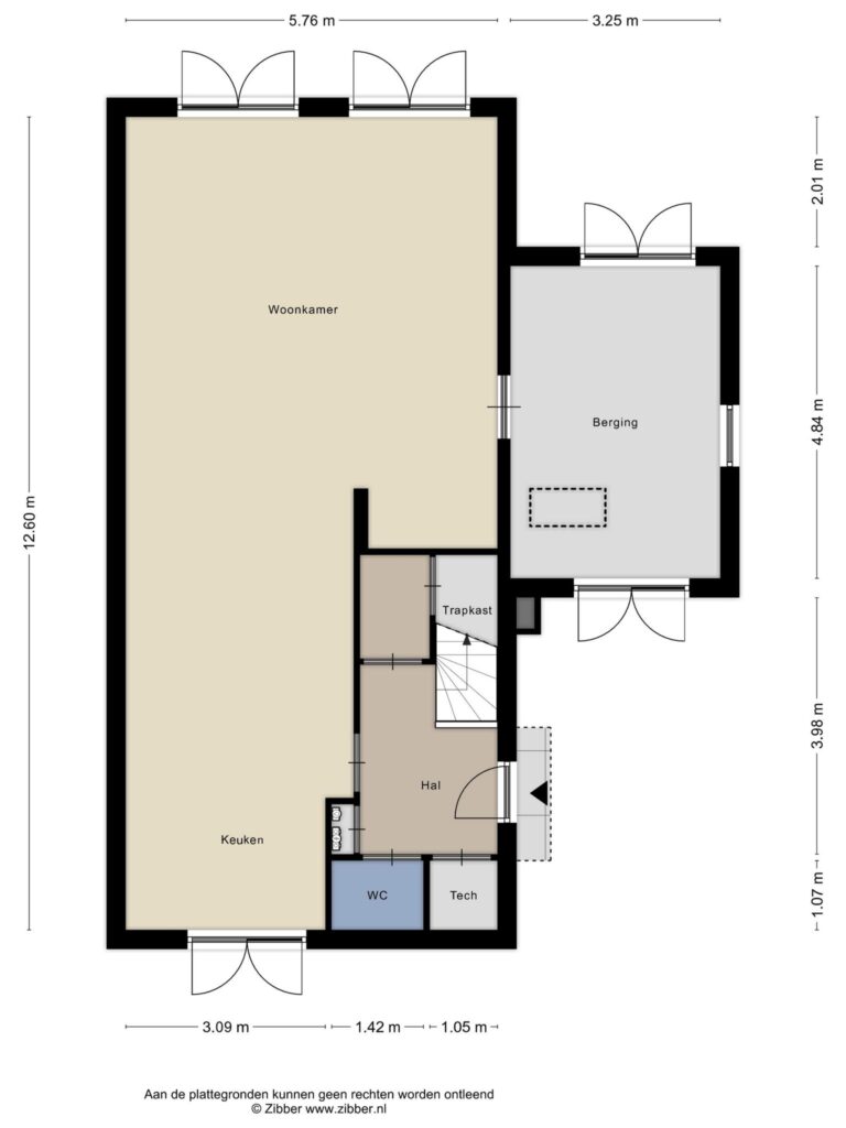 Waddinxveen – Spiering 74 – Plattegrond 2