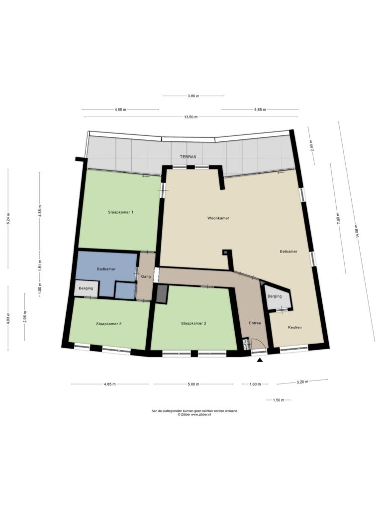 Waddinxveen – Zuidkadering 40 – Plattegrond 2