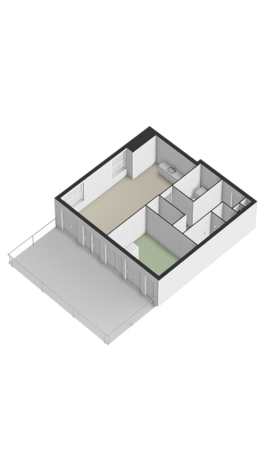 Rotterdam – Van Vollenhovenstraat 3-508 – Plattegrond 2