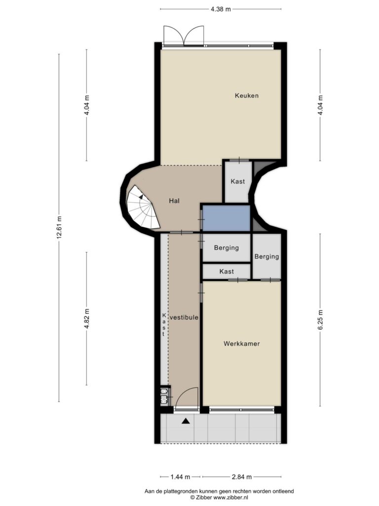 Waddinxveen – Jan Dorrekenskade-Oost 36 – Plattegrond 3