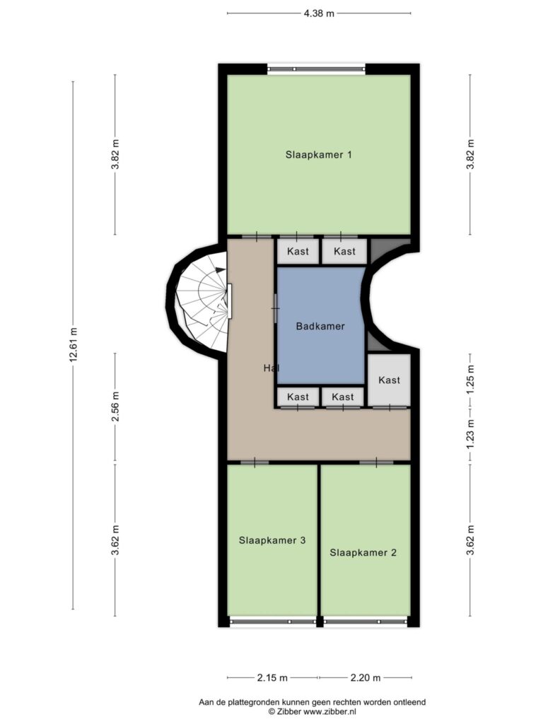 Waddinxveen – Jan Dorrekenskade-Oost 36 – Plattegrond 4