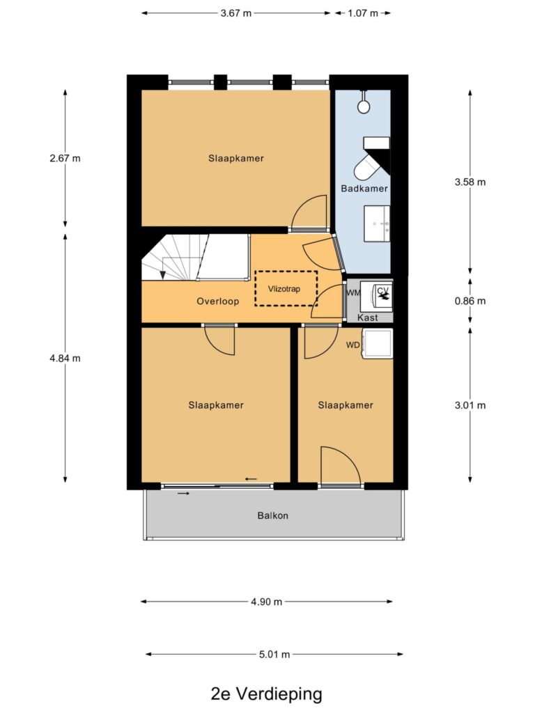 Gouda – Frederik Hendriklaan 62 – Plattegrond 2