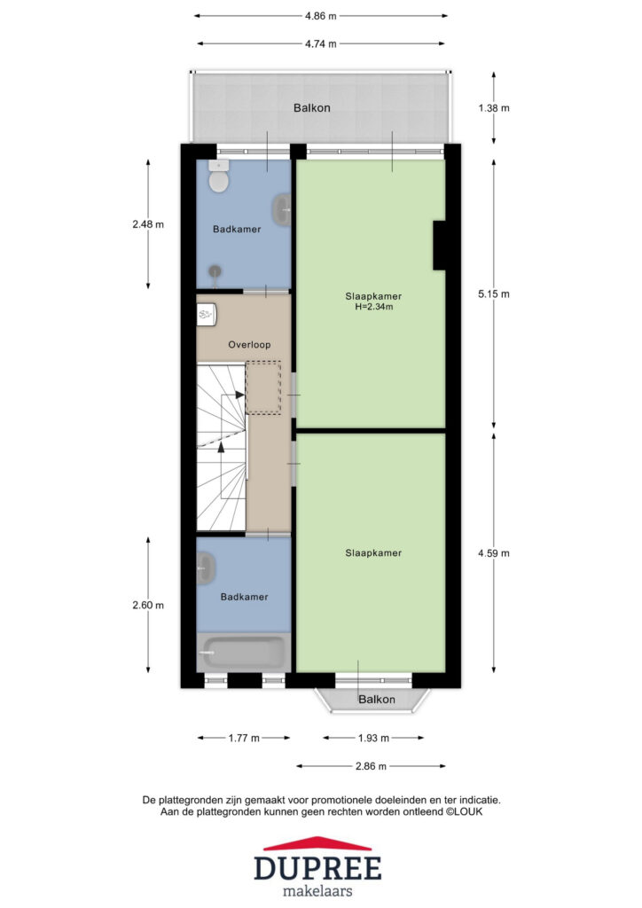 Rotterdam – Insulindestraat 117B 02 – Plattegrond 2