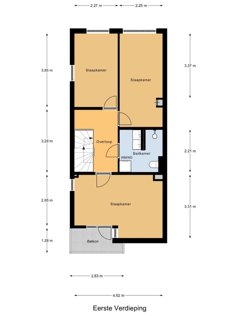 Gouda – Veenenburg 78 – Plattegrond 3