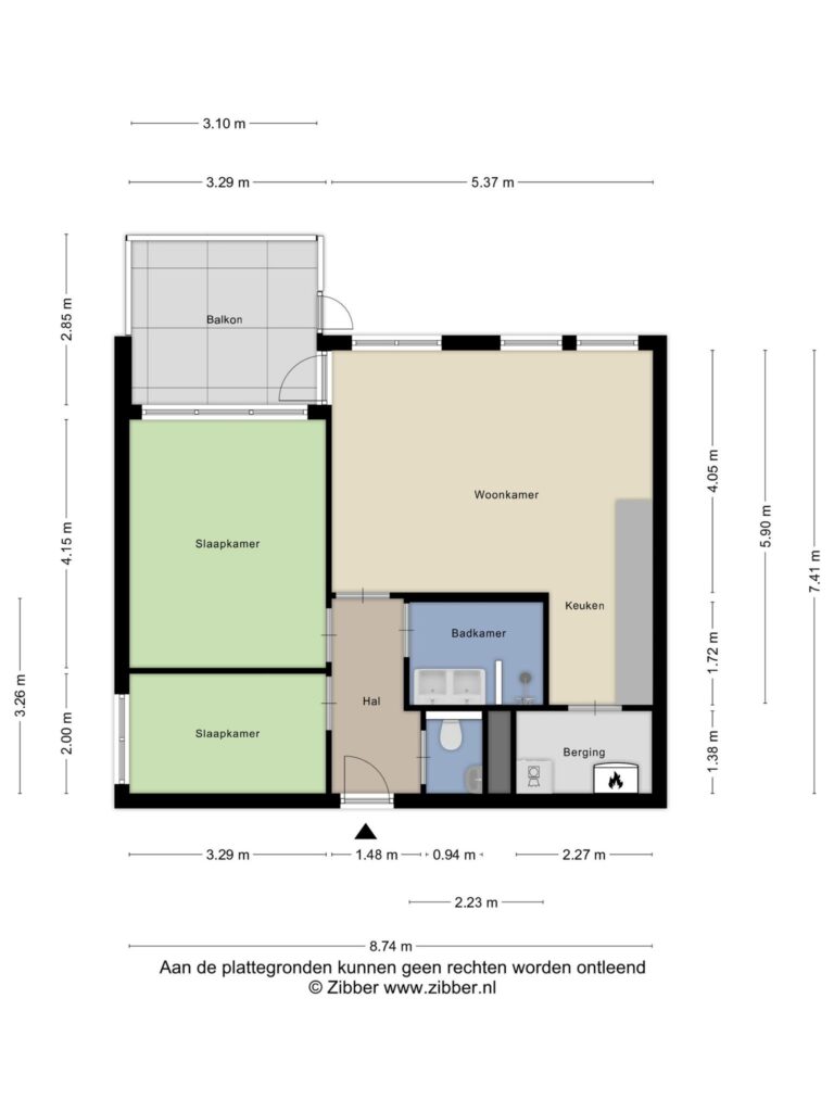 Reeuwijk – Zoutmansweg 18h – Plattegrond 2