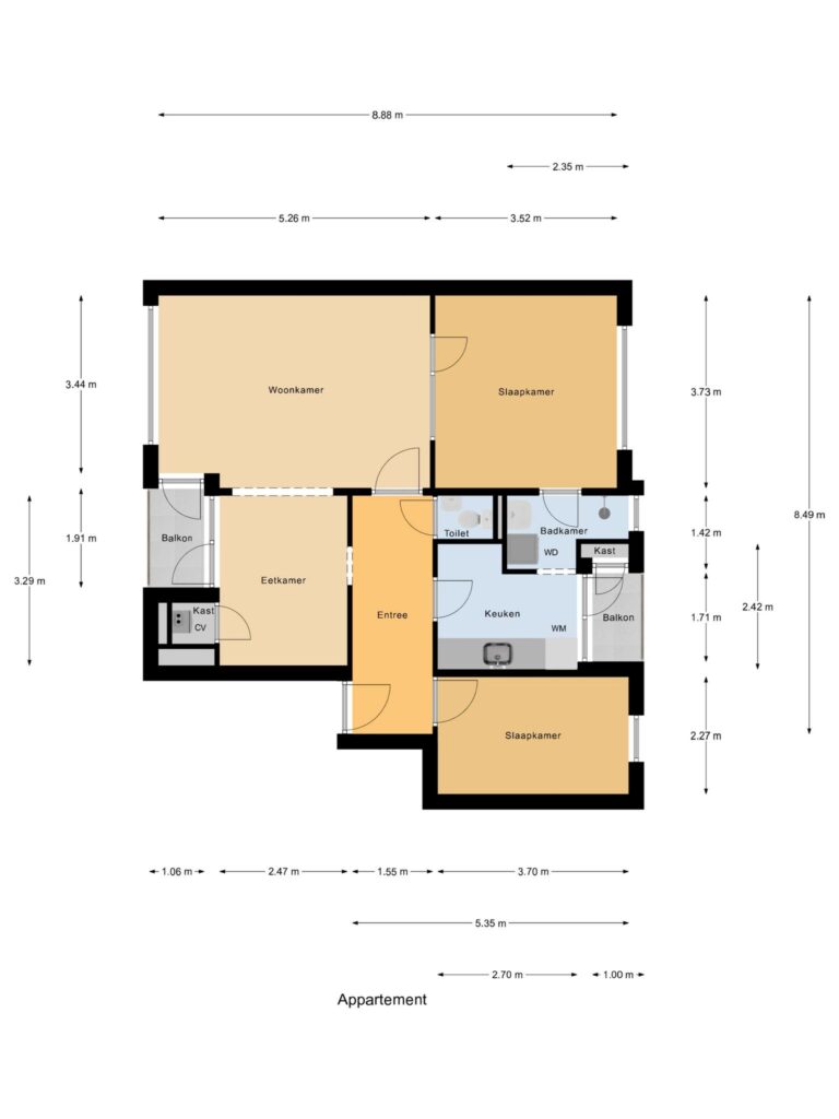 Gouda – Thorbeckelaan 67 – Plattegrond 2