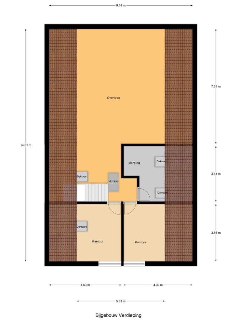 Waddinxveen – Jan Dorrekenskade-Oost 100 – Plattegrond 5