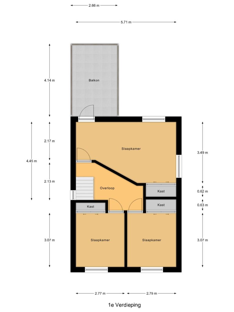 Waddinxveen – Jan Dorrekenskade-Oost 100 – Plattegrond 2